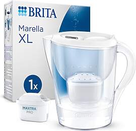 BRITA Wasserfilter Kanne Marella XL weiß (3,5l)