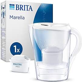 BRITA Wasserfilterkanne Marella weiß (2,4l) inkl. 