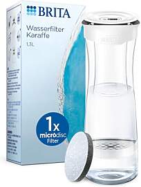 BRITA Wasserfilterkaraffe, weiß (1,3L) inkl. 1