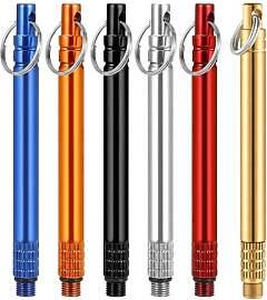 BrKern 6er Set Zahnstocher Metall mit Etui &