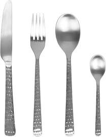 Broste Copenhagen Hune Hammered Besteck-Set 16-tlg 
