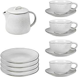 Broste Nordic Sand Geschirr-Set Teeservice 9-tlg 