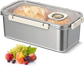 Brotkasten Edelstahl Brotbehälter Brotbox mit