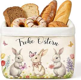 Brotkorb Stoff Osterkörbchen, Osterkorb mit