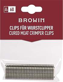 Browin 313314 Clips für Wurstclipper, Handklipper 