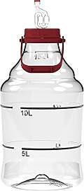 Browin 644315 Weinballon aus Plastik 15 L mit