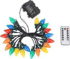 Brrnoo Erdbeerlichter LED, 20 Wasserdichte