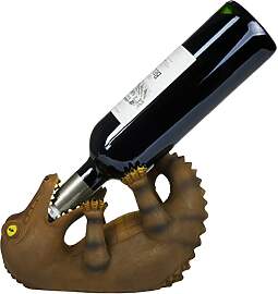 BRUBAKER Weinflaschenhalter durstiges Krokodil -
