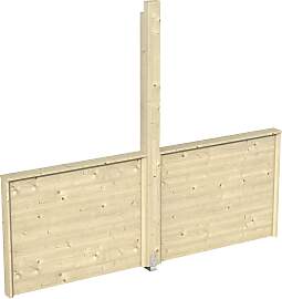 Brüstungsgeländer SKANHOLZ, beige (natur),