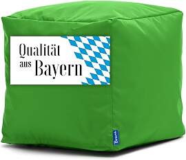 Bruni Sitzwürfel Cubo in Grün – 40x40x40 cm