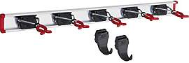 BRUNS Alu-Gerätehalter-Set, inkl. 5 Halter und 2