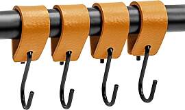 Brute Strength - S Haken Mit Lederschlaufe - Gelb