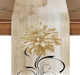 Brylleii Tischläufer Modern 33x200 Beige