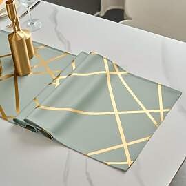 Brylleii Tischläufer Modern Frühling Salbeigrün 