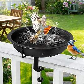 Bseical Vogeltränke Balkon Groß 27cm, Vogelbad
