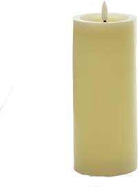 B & S LED Wachskerze creme 15 x Ø 7,5 cm mit