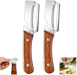 BSOON 2pcs Multifunktionaler Gemüseschäler für