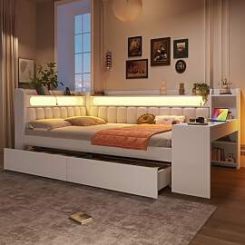 BTM Jugendbett 140x200 mit Schreibtisch