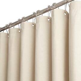 BTTN Duschvorhang Stoff 100x200 cm, Schmale