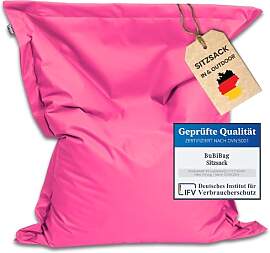 BuBiBag Sitzsack XXL 190x145 cm mit Füllung –