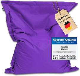 BuBiBag Sitzsack XXL 190x145 cm mit Füllung –