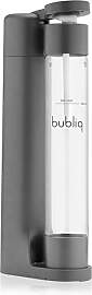 bubliq Wassersprudler, Matt grau, mit 1 l Flasche, 