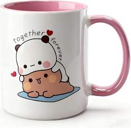 Bubu Dudu Tasse 330ml, Dudu Bubu Cappuccino