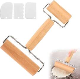 Buchenholz Nudelholz,Nudelholz Teigroller aus Holz 