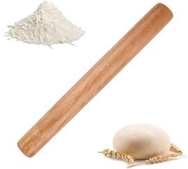 Buchenholz Nudelholz, Teigroller Holz, Teigrolle
