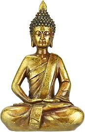 Buddha Figur meditierend sitzend Statue Figuren