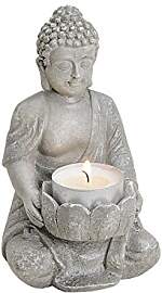 Buddha Figur mit Teelichthalter. Ideal für