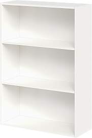 Bücherregal FMD "Bitz", weiß perl,