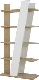 Bücherregal GAMI, eiche nachbildung, weiß