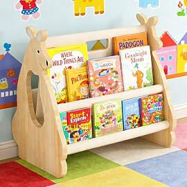 Bücherregal Kinder, Kinder Bücherregal aus Holz, 