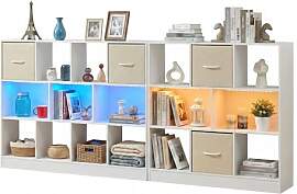 Bücherregal Set,Kleines Regal Bücher