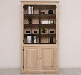 Bücherschrank mit Glatüren im modernen