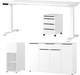 Büromöbel-Set GERMANIA "Mailand",