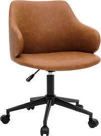 Bürosessel modern Braun HEMMY