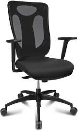 Bürostuhl Drehstuhl Sitting Netz Pro 1000 Schwarz 