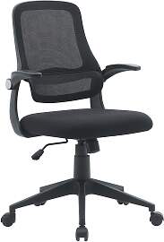 Bürostuhl Gilmore mit Armlehne, Stoff und