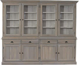 Buffetschrank Eiche grau geölt Massiv