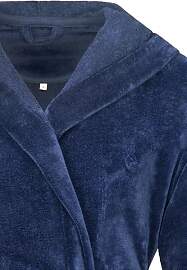 bugatti Herren Bademantel Roberto marine blau L