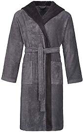 bugatti Herren Bademantel Stefano Graphit XL