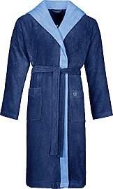 bugatti Herren Bademantel Stefano Marine blau S