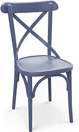 Bugholzstuhl NIV Holzsitz lackiert RAL beige-braun 