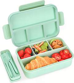 Bugucat Brotdose mit Fächern 1300ML,Lunchbox
