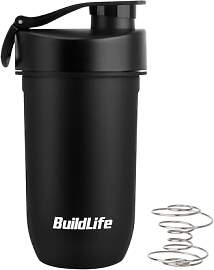 BuildLife Protein Shaker 600ml – Auslaufsicher,