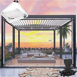 bujnie Tranzparente Plane Schutz von Regen und