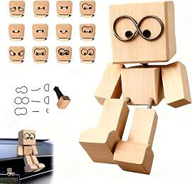 Bukbas Wackelnder Holzmann Figur, Schüttelnde