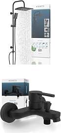 Bundle aus Schütte Duschset MALLORCA Duschsäule